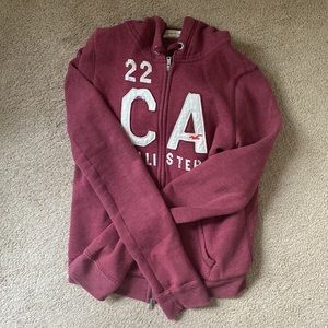 Like new Hollister Zip up sweatshirt